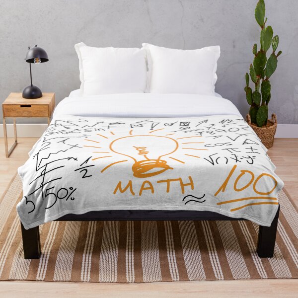 Item preview, Hand drawn maths symbol and elements around orange bulb designed and sold by sigdesign.