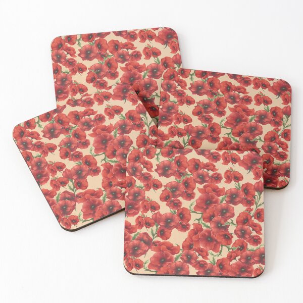 Item preview, Poppy Pattern 02 designed and sold by MarinaBDesigns.