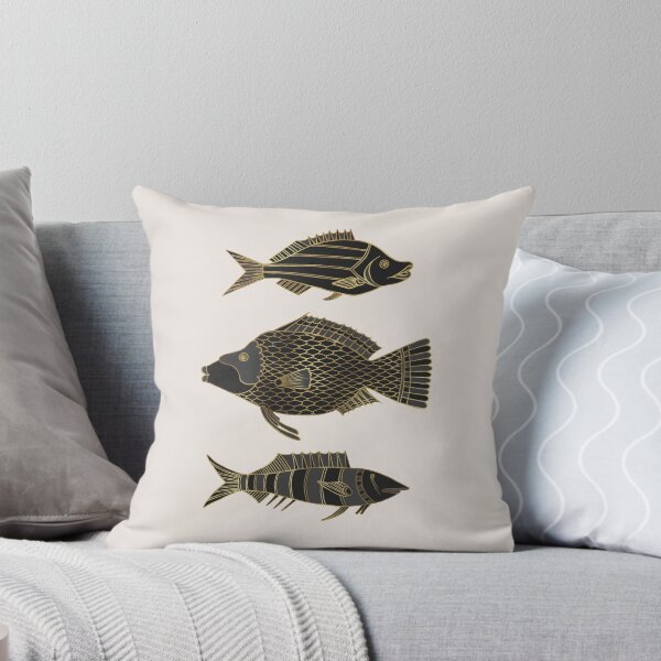 Item preview, Fantastical Fish 2 - Black and Gold designed and sold by Olooriel.