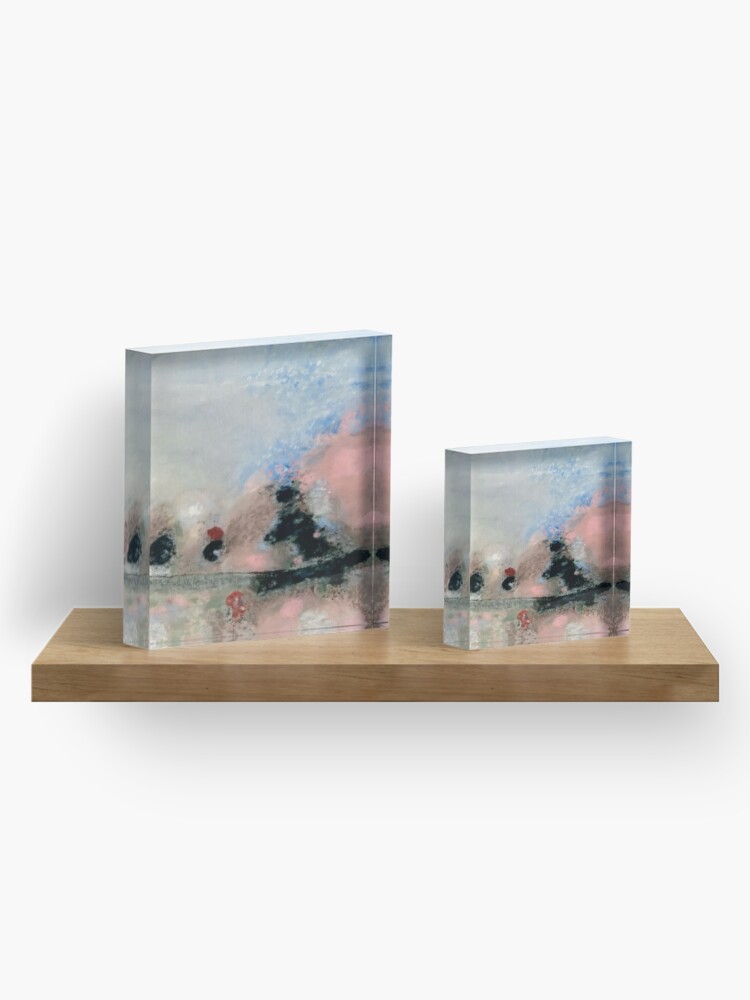 Alternate view of Mist Acrylic Block