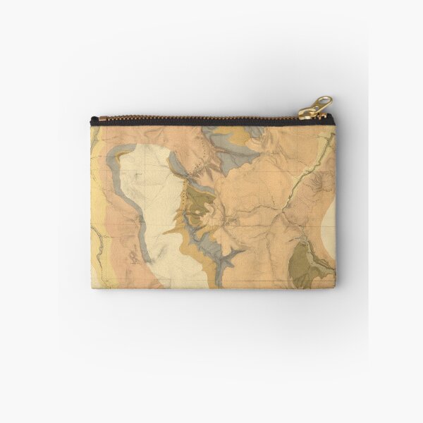 Item preview, Vintage Montana & Wyoming Geological Map (1872) designed and sold by BravuraMedia.