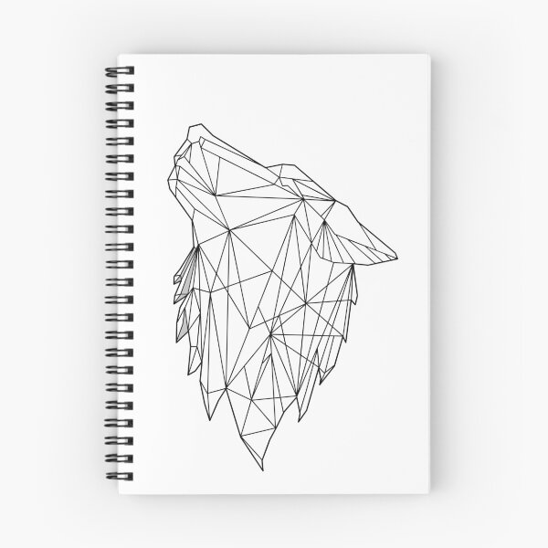 Artikelvorschau, Geometrischer Wolf Tier Geschenk entworfen und verkauft von HSGDesignz.