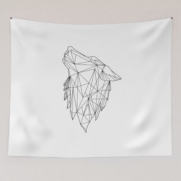 Item preview, Geometric Wolf Animal Gift designed and sold by HSGDesignz.
