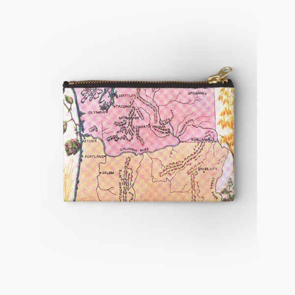 Item preview, Vintage Map of Washington & Oregon (1921) designed and sold by BravuraMedia.