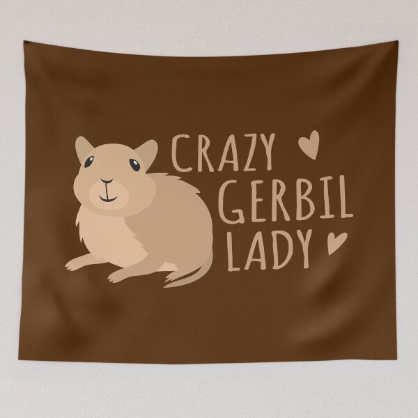 Item preview, Crazy gerbil lady designed and sold by jazzydevil.