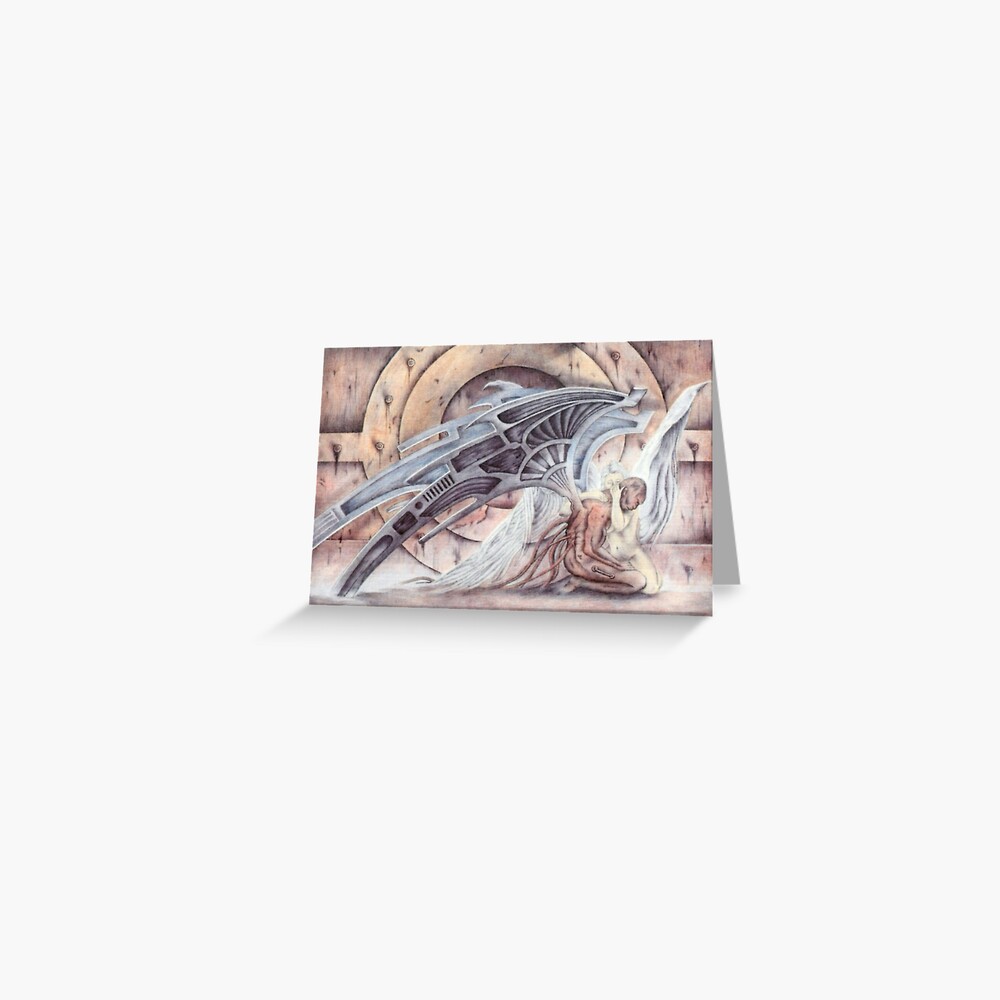 Angel vs Demon Greeting Card