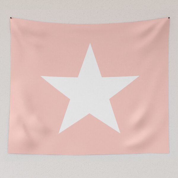 Item preview, Star in pink and white designed and sold by Latte Design.