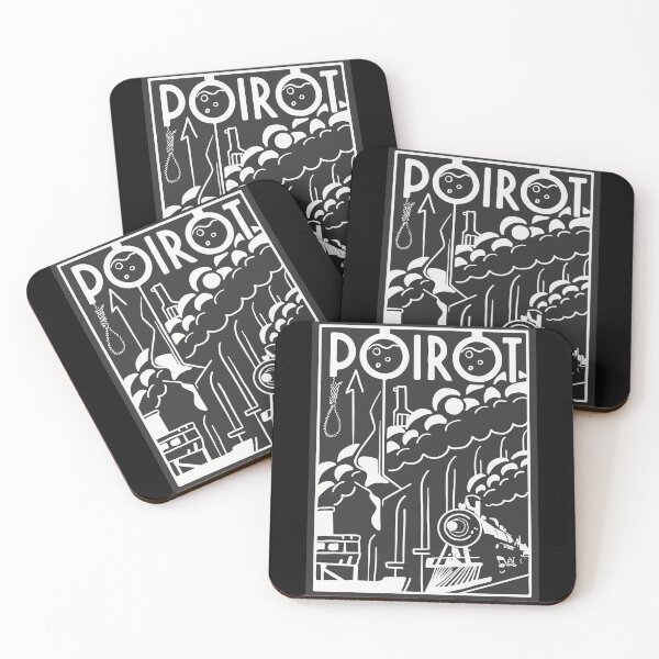 Poirot Coasters (Set of 4)