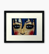 Cartoon Faces Framed Print