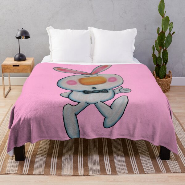 Item preview, Cute White Bunny Rabbit Giving Thumbs Up Sign designed and sold by DeerSpirit.