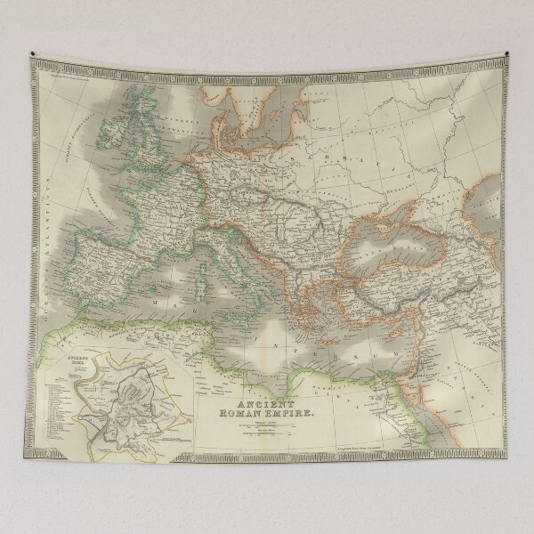 Item preview, Vintage Map of The Roman Empire (1844) designed and sold by BravuraMedia.