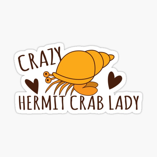 Item preview, Crazy Hermit crab lady designed and sold by jazzydevil.