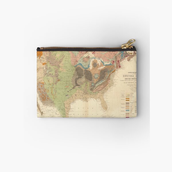 Item preview, Vintage United States Geological Map (1856) designed and sold by BravuraMedia.