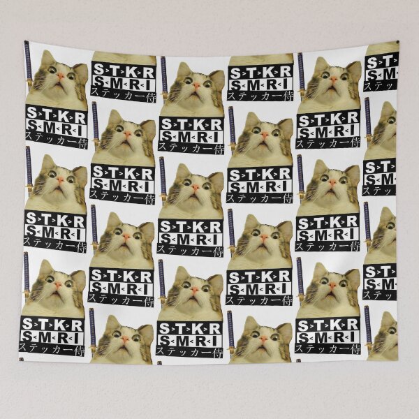 Item preview, Sticker Samurai cat designed and sold by stickersamurai.