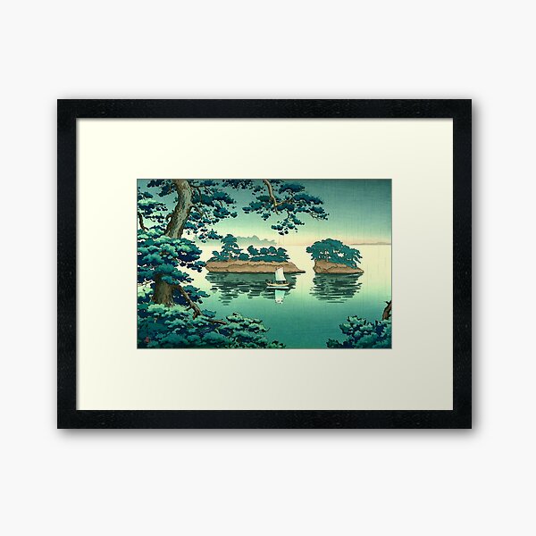 Item preview, Tsuchiya Koitsu - Rain at Matsushima designed and sold by ArtExpression.
