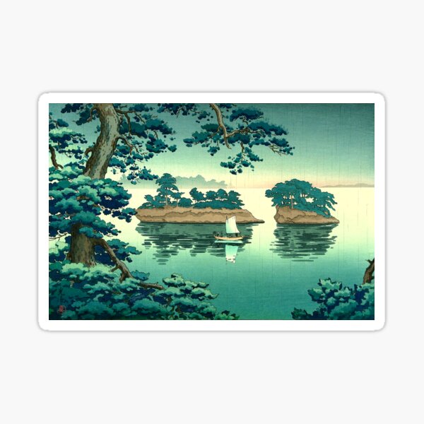 Item preview, Tsuchiya Koitsu - Rain at Matsushima designed and sold by ArtExpression.