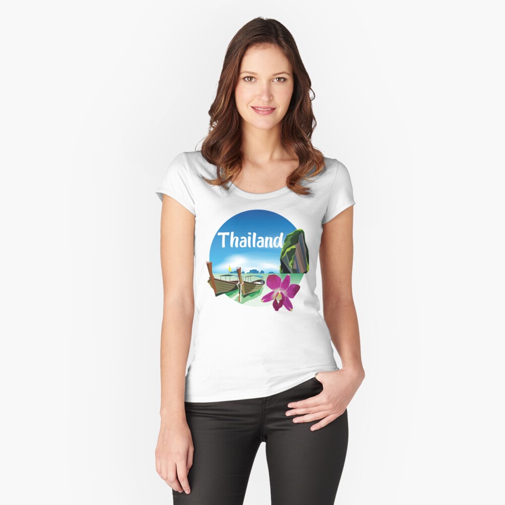 Item preview, Fitted Scoop T-Shirt designed and sold by Picaboomart.