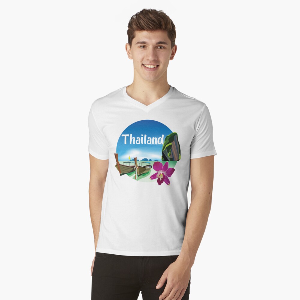 Item preview, V-Neck T-Shirt designed and sold by Picaboomart.