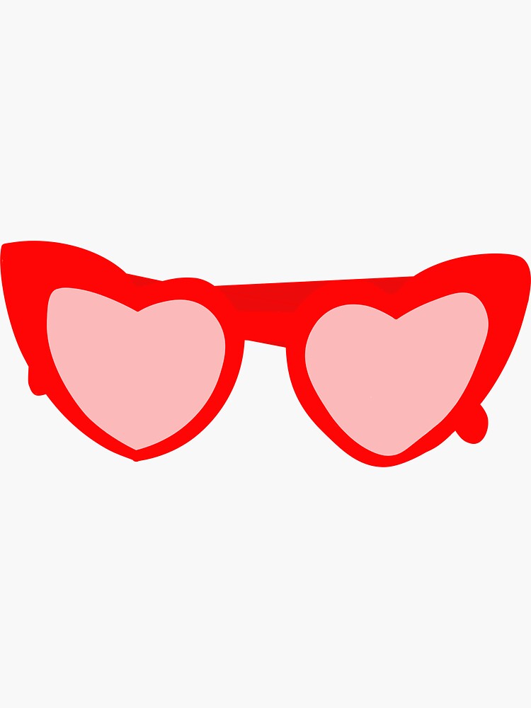 I store heart sunglasses