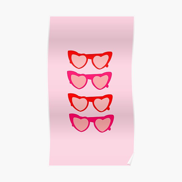 "I HEART YOU" MULTI SUNGLASSES Poster