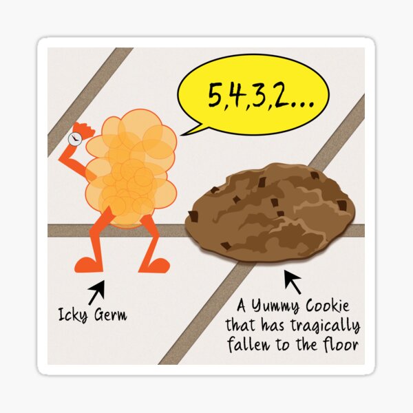 5 Seconds to Germ Warfare Sticker