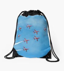 1. Red Arrows at Llandudno Drawstring Bag