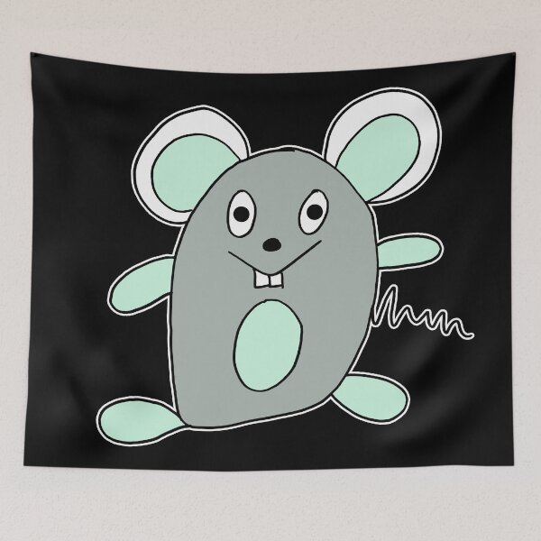 Item preview, Hand drawn funny looking mouse designed and sold by Studio-Lotte.