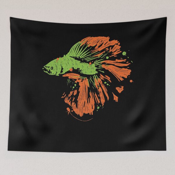 Artikelvorschau, Siamesischer Kampffisch Betta Splendens Geschenk entworfen und verkauft von BornDesign.
