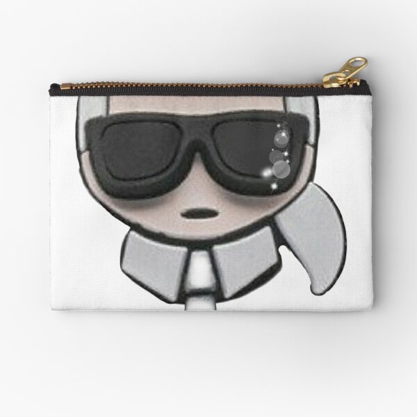 Karl Lagerfeld Logo Zipper Pouches Redbubble