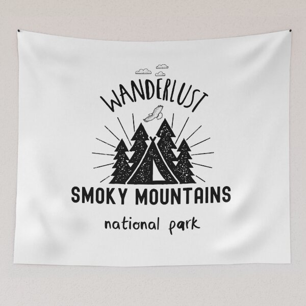 Item preview, Smoky Mountains National Park Tennessee Hiking Camping Gift designed and sold by frankiewillie.