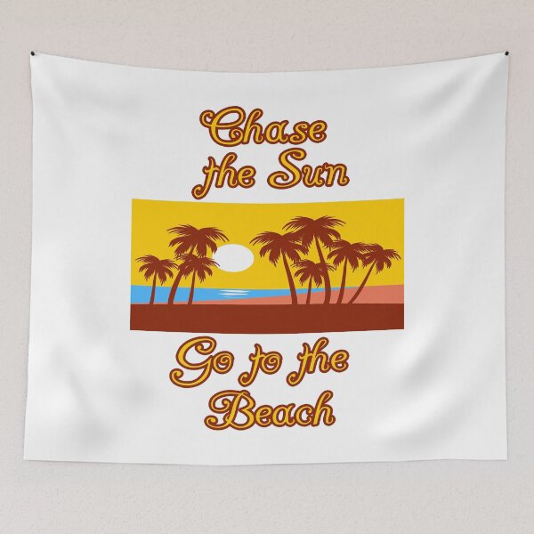 Item preview, Chase The Sun Go The Beach designed and sold by engineram.