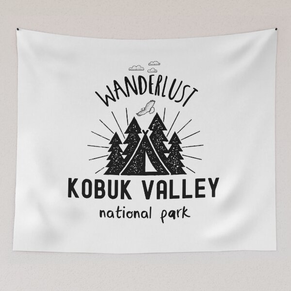Item preview, Kobuk Valley National Park Alaska Hiking Camping Gift designed and sold by frankiewillie.
