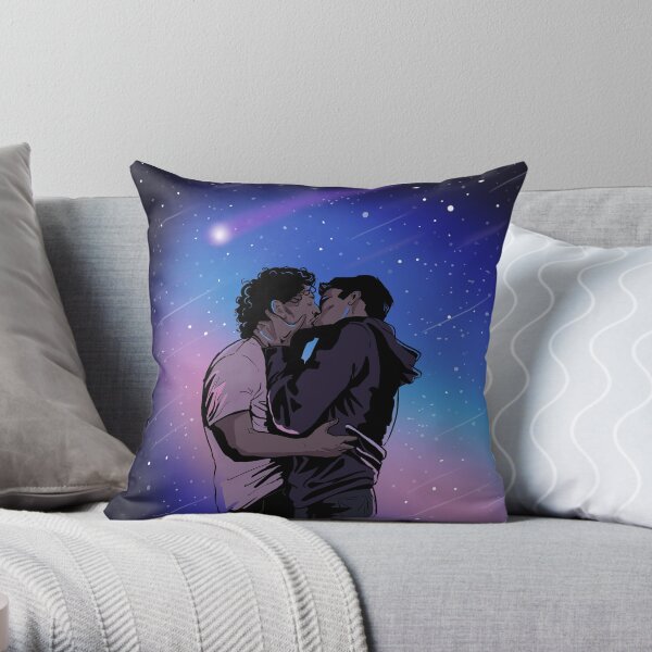 Malex Meteor Kiss Throw Pillow