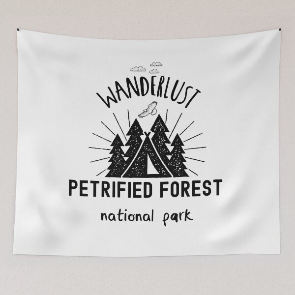 Item preview, Petrified Forest National Park Arizona Hiking Camping Gift designed and sold by frankiewillie.