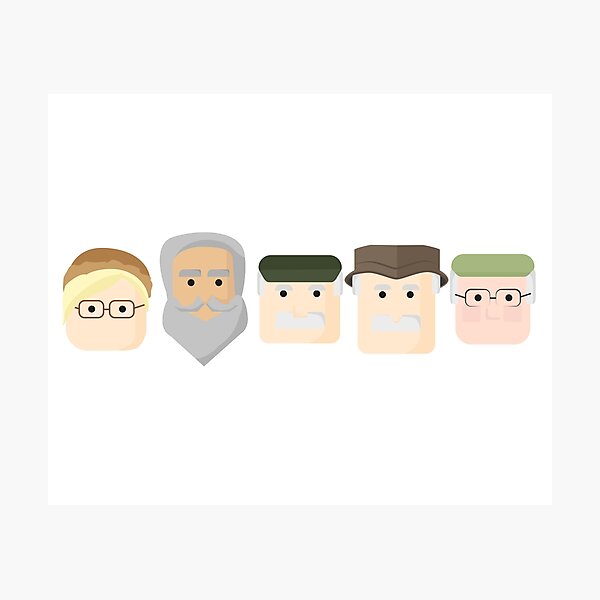 Still Game Characters Photographic Print