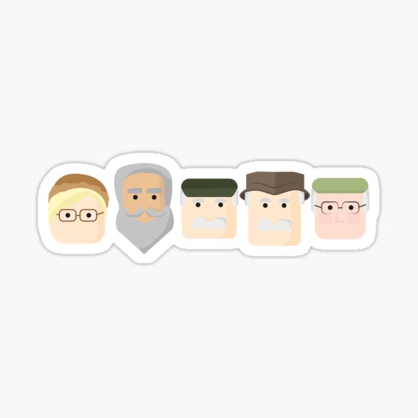 Still Game Characters Sticker