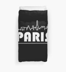Paris-T-Shirt Paris-Skyline-Hemd Französisches Ferien-Geschenk-T-Stück Bettbezug