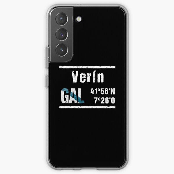 Verín Galicia Coordinates Samsung Galaxy Soft Case