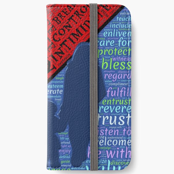 Violence against immigrants iPhone Wallet