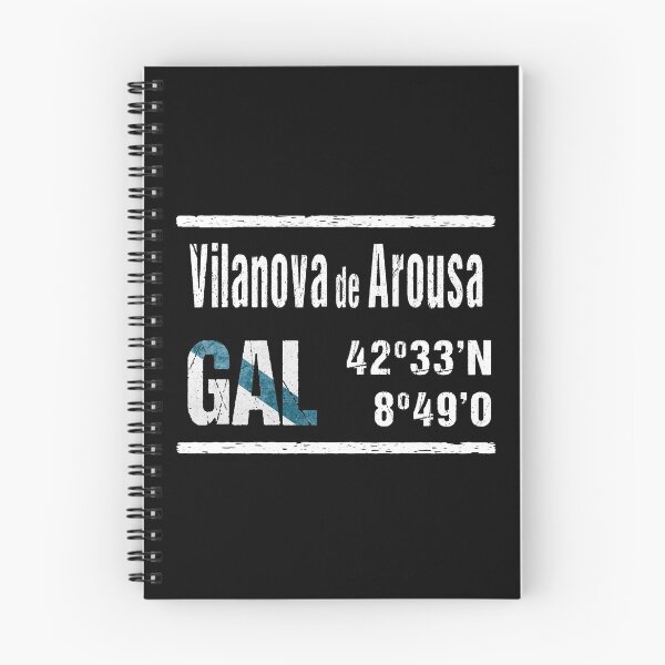 Item preview, Vilanova De Arousa Galicia Coordinates designed and sold by mouchodesigns.