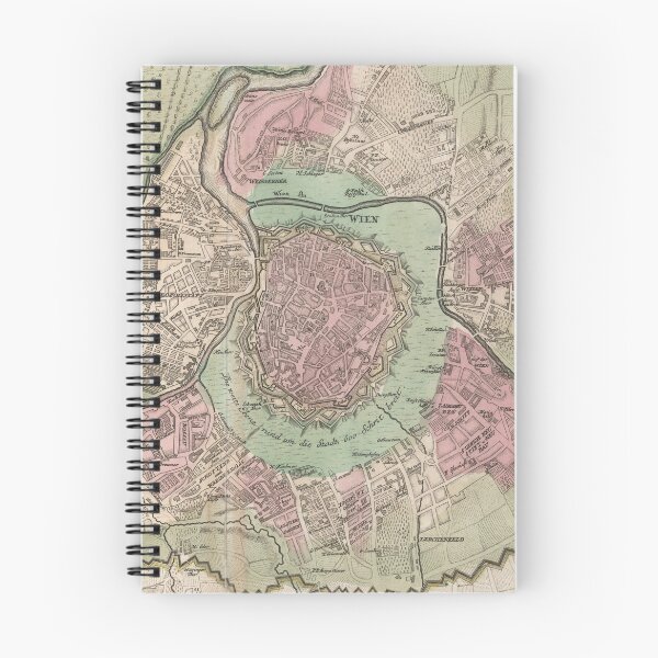 Item preview, Vintage Map of Vienna Austria (1716) designed and sold by BravuraMedia.