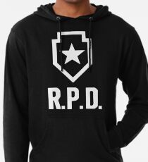 Resident Evil 2: Entfernen Sie das RPD-Logo Leichter Hoodie