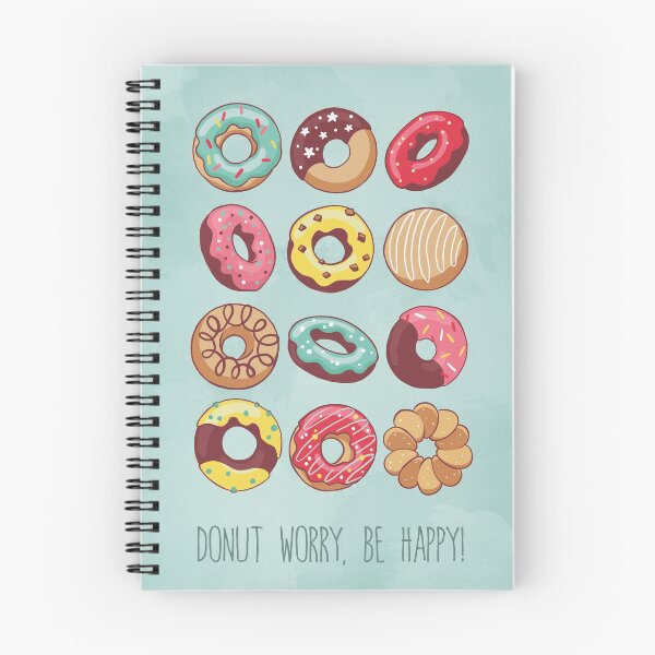 Item preview, Donut Worry Be Happy designed and sold by ZoolooDesign.