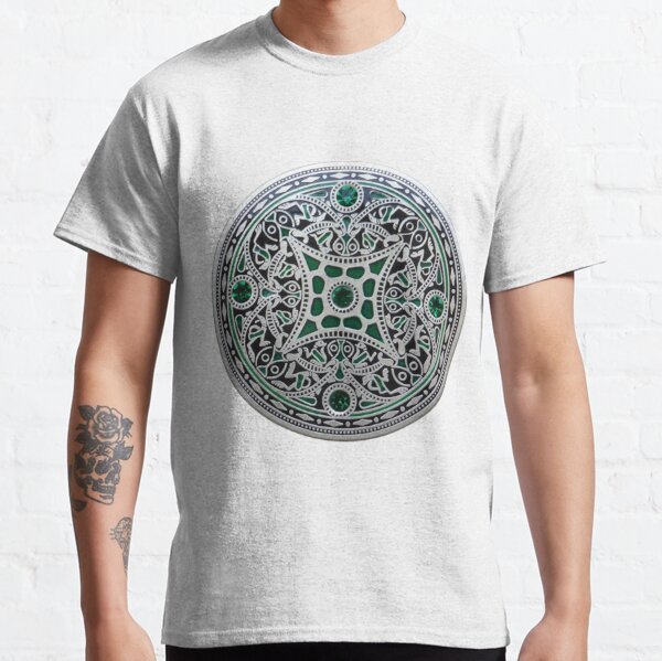 #decoration #ornate #pattern #flower art antique proportion illustration abstract Classic T-Shirt
