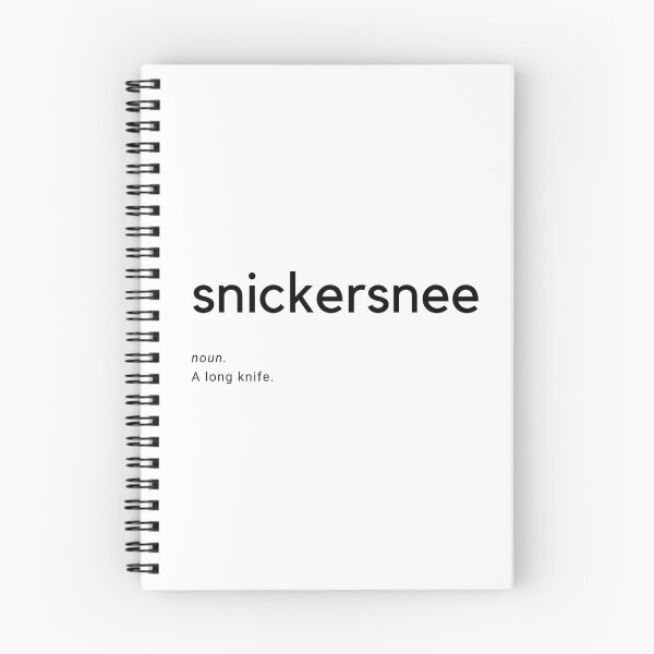 Item preview, Snickersnee designed and sold by MrRiddick.