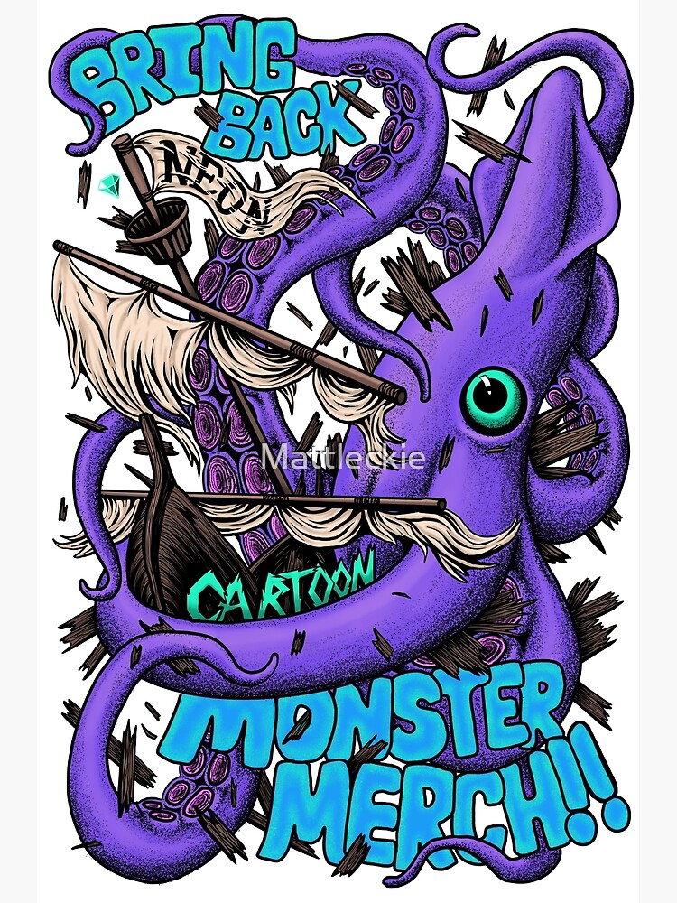neon monster merch