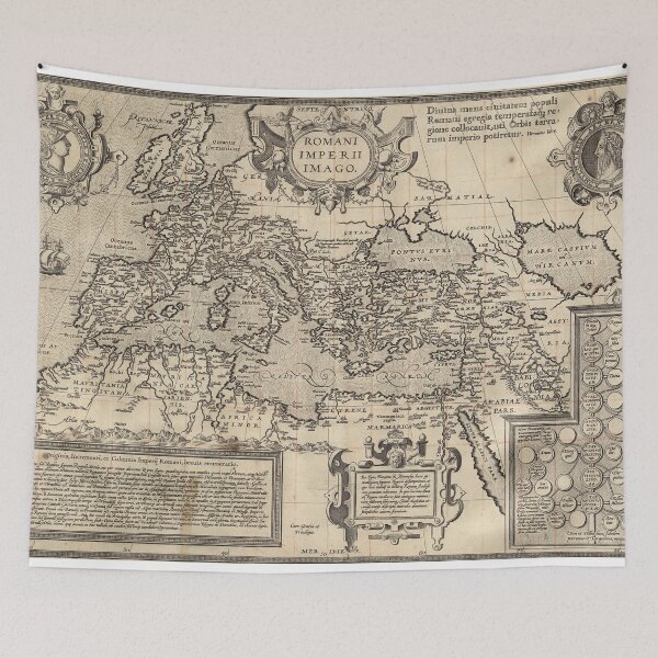 Item preview, Vintage Map of The Roman Empire (17th Century) designed and sold by BravuraMedia.