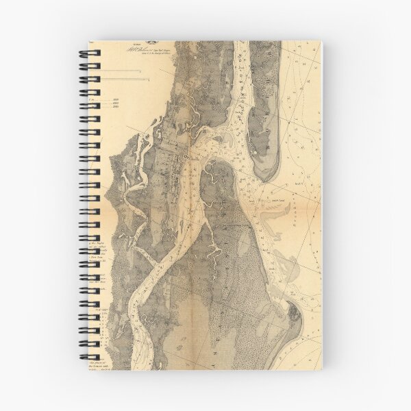 Item preview, Vintage Map of St Augustine Harbor (1862) designed and sold by BravuraMedia.