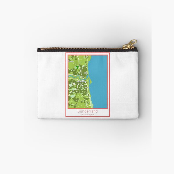 Item preview, City Of Sunderland Map Poster designed and sold by OldSchoolNE.