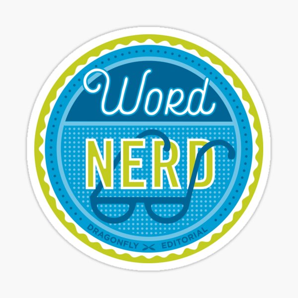 Word Nerd Sticker